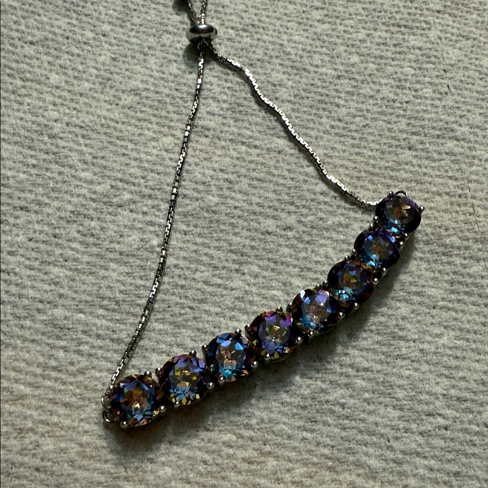 Iridescent Crystal Bracelet